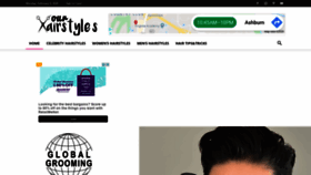 What Ourhairstyles.com website looked like in 2020 (4 years ago)