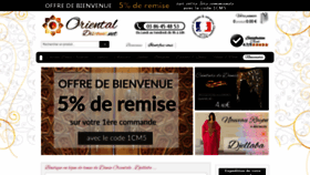 What Orientaldiscount.fr website looked like in 2020 (4 years ago)