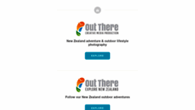 What Outthere.kiwi website looked like in 2020 (4 years ago)
