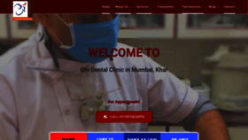 What Omdental.in website looked like in 2020 (4 years ago)