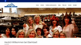 What Oberhoesel.de website looked like in 2020 (4 years ago)