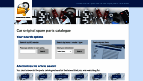What Original-car-parts.net website looked like in 2020 (4 years ago)