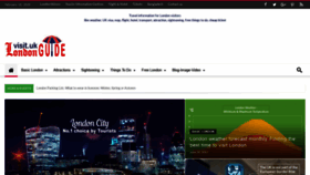 What Officiallondonvisit.com website looked like in 2020 (4 years ago)