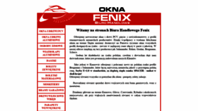 What Oknafenix.pl website looked like in 2020 (4 years ago)