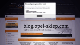 What Opel-sklep.com website looked like in 2020 (4 years ago)