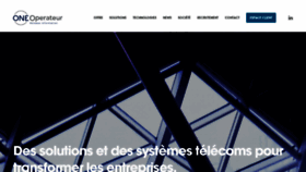 What Oneoperateur.fr website looked like in 2020 (4 years ago)