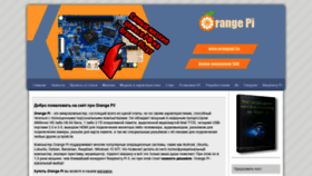 What Orangepi.su website looked like in 2020 (4 years ago)