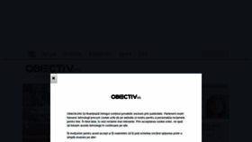 What Obiectiv.info website looked like in 2020 (5 years ago)