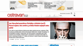 What Ostravan.cz website looked like in 2020 (4 years ago)