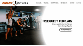 What Onslowfitness.com website looked like in 2020 (4 years ago)