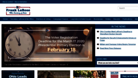 What Ohiosos.gov website looked like in 2020 (4 years ago)