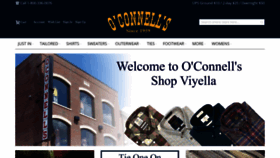 What Oconnellsclothing.com website looked like in 2020 (4 years ago)