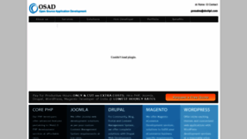 What Opensourceapplicationdevelopment.com website looked like in 2020 (4 years ago)