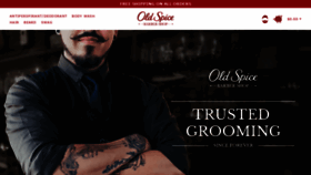 What Oldspice.com website looked like in 2020 (4 years ago)