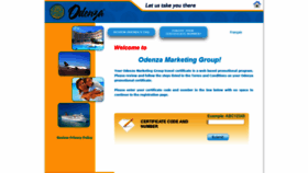 What Odenzareg.com website looked like in 2020 (4 years ago)