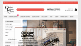 What Outdoorlighting.com website looked like in 2020 (4 years ago)