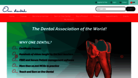What Onedental.co.in website looked like in 2020 (4 years ago)