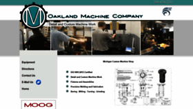 What Oaklandmachine.com website looked like in 2020 (4 years ago)
