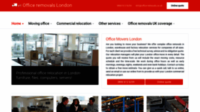 What Office-removals.co.uk website looked like in 2020 (4 years ago)