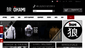 What Okamifightgear.com website looked like in 2020 (4 years ago)