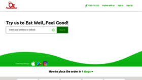 What Ozfoodhunter.com.au website looked like in 2020 (4 years ago)