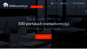 What Odwlasciciela.pl website looked like in 2020 (4 years ago)