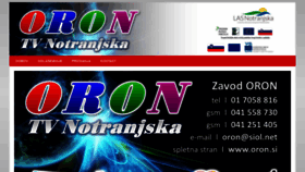 What Oron.si website looked like in 2020 (4 years ago)