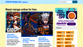 What Onlinemanga.xyz website looked like in 2020 (4 years ago)
