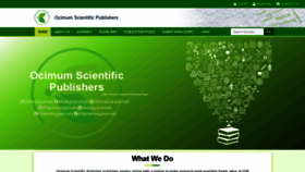 What Ocimumpublishers.com website looked like in 2020 (4 years ago)