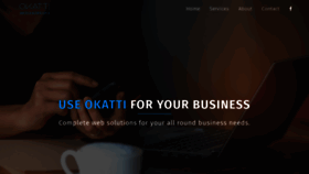 What Okatti.com website looked like in 2020 (4 years ago)