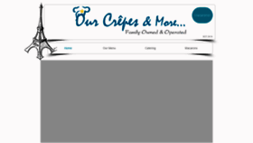 What Ourcrepesandmore.com website looked like in 2020 (4 years ago)