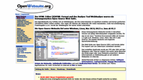 What Openwebsuite.org website looked like in 2020 (4 years ago)