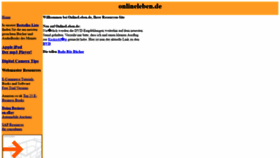 What Onlineleben.de website looked like in 2020 (4 years ago)