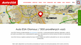 What Olomouc.autoesa.cz website looked like in 2020 (4 years ago)