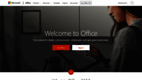 What Office.com website looked like in 2020 (4 years ago)
