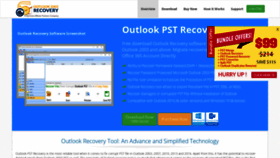What Outlook2003recovery.com website looked like in 2020 (4 years ago)