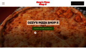 What Ozzyspizzashop2.com website looked like in 2020 (4 years ago)