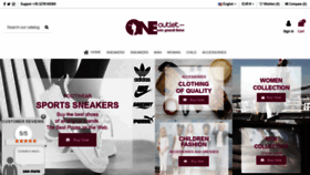 What Oneoutlet.it website looked like in 2020 (5 years ago)