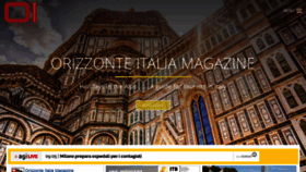 What Orizzonteitalia.com website looked like in 2020 (4 years ago)