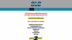 What Oldschooltraffic.com website looked like in 2020 (4 years ago)