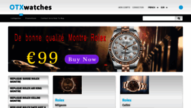 What Otxwatches.net website looked like in 2020 (4 years ago)