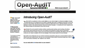 What Open-audit.org website looked like in 2020 (4 years ago)