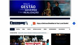 What Oobservador.com website looked like in 2020 (4 years ago)