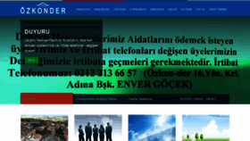 What Ozkonder.org website looked like in 2020 (4 years ago)