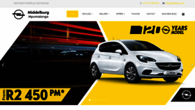 What Opeldealer.co.za website looked like in 2020 (4 years ago)