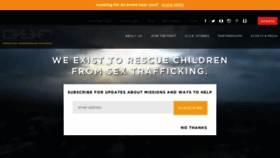 What Ourrescue.org website looked like in 2020 (4 years ago)