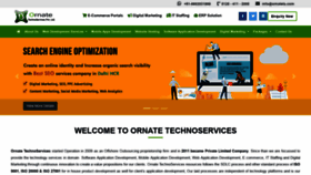 What Ornatets.com website looked like in 2020 (4 years ago)