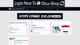 What Olux.site website looked like in 2020 (4 years ago)