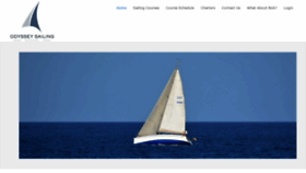 What Odysseysailing.com website looked like in 2020 (4 years ago)