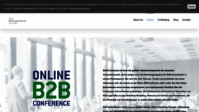 What Onlinemarketingforum.de website looked like in 2020 (4 years ago)